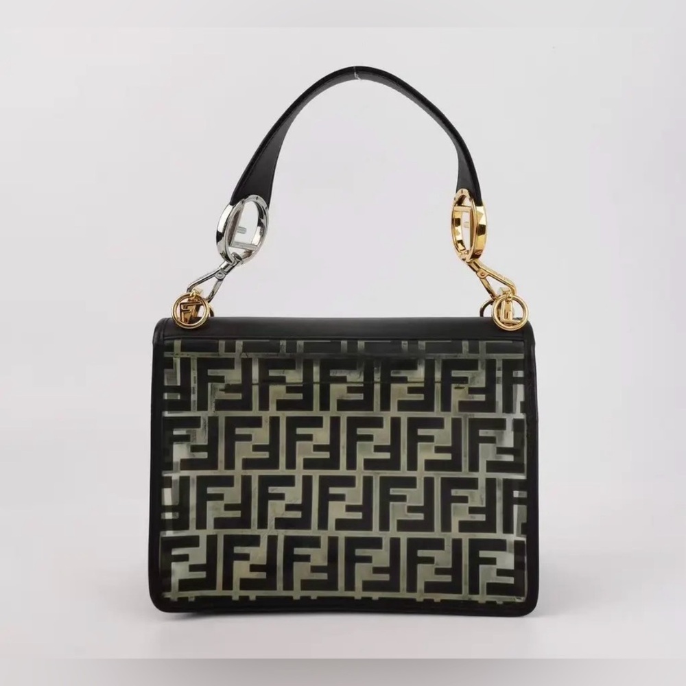 Fendi Kan I F Clear FF Glass Shoulder Bag – NFL Game Day Glam – Authenticated - Picture 2 of 16